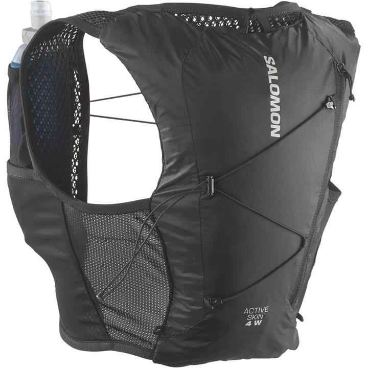 Salomon Women's Black Active Skin 4L Run Vest Large