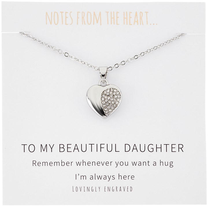 Notes From The Heart Unisex Silver Nfth To My Beautiful Daughter