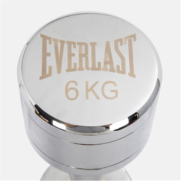 Everlast Unisex Silver Chrome Dumbbell
