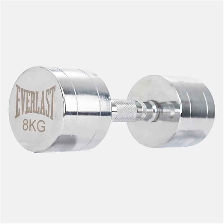 Everlast Unisex Silver Chrome Dumbbell