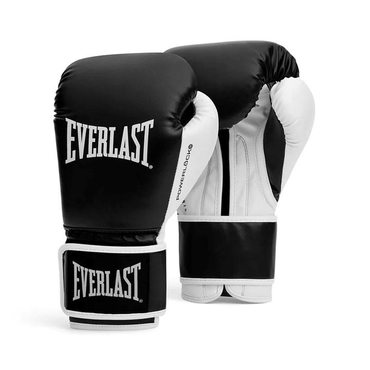 Everlast Unisex Black Powerlock Boxing Hook & Loop Glove