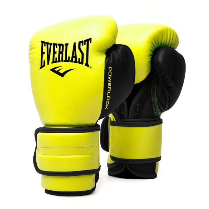 Everlast Unisex Yellow Powerlock Boxing Hook & Loop Glove