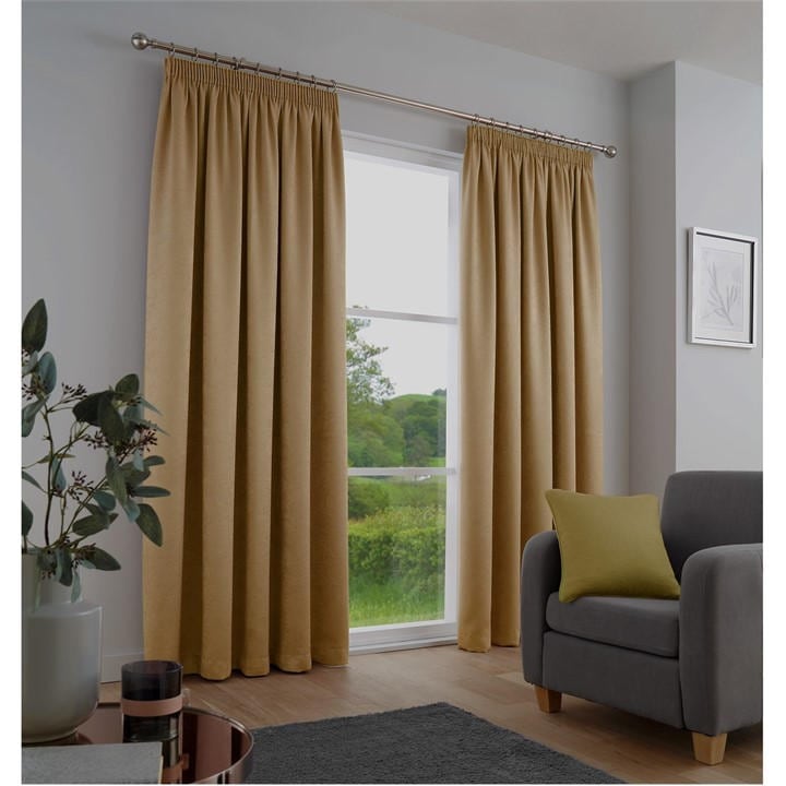 Fusion Galaxy Dim Out Self Lined Pencil Pleat Curta