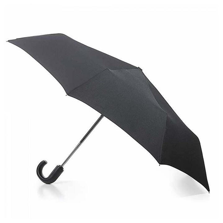 Fulton Umbrellas Black Open & Close Umbrella -