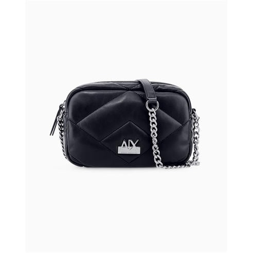 Armani Exchange - Women's Vicky Quilted Faux Leather Camera Bag