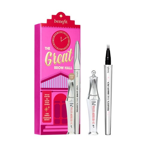 Benefit - The Great Brow Hall (worth £53) Shade 2.5 Mighty Fine Brow Pen & 24 Hour Brow Setter Duo Gift Set