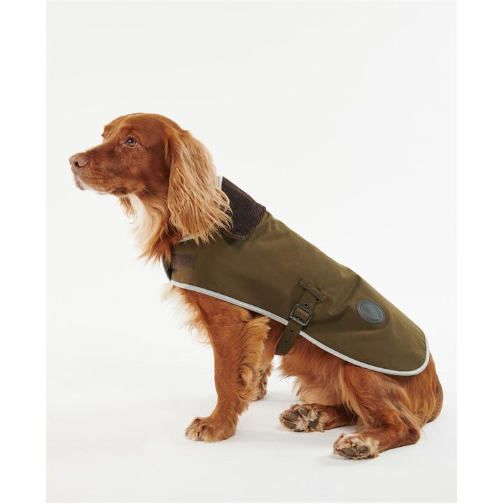 Barbour Waterproof Dog Coat Olive FRASERS