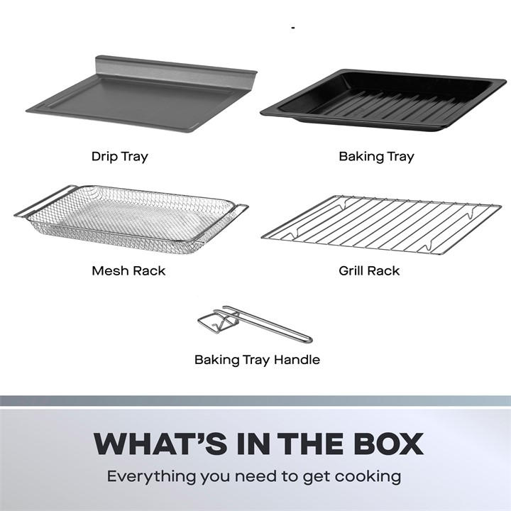 EGL Air Fryer Oven 20L Black FRASERS