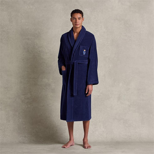Ralph Lauren Home - Denim Bear Bathrobe