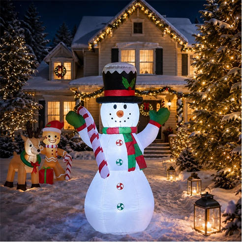 The Spirit Of Christmas - 4ft Inflatable Snowman