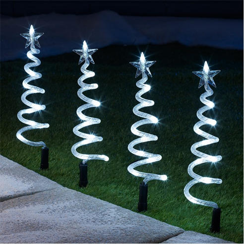 The Spirit Of Christmas - 4 Piece Spiral Tree Lights