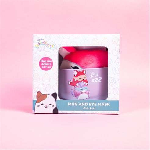 Squishmallows - Fifi the Fox Mug and Eye Mask Novelty Gift