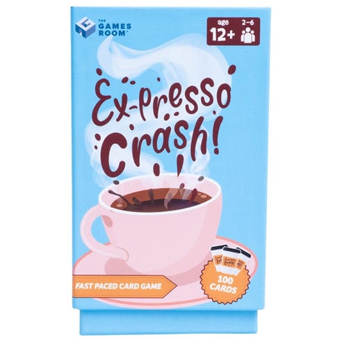 Fizz Creations - Ex-presso Crash Coffee-Themed Card Game 2-6 Players Age 12+ Novelty Gift
