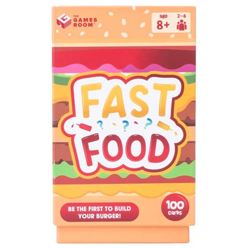Fizz Creations - Fast Food Trivia Building Game Novelty Gift