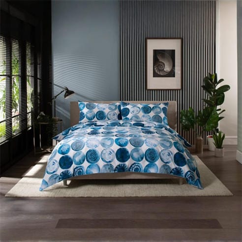 The Lyndon Company - Blue Shells Duvet Cover