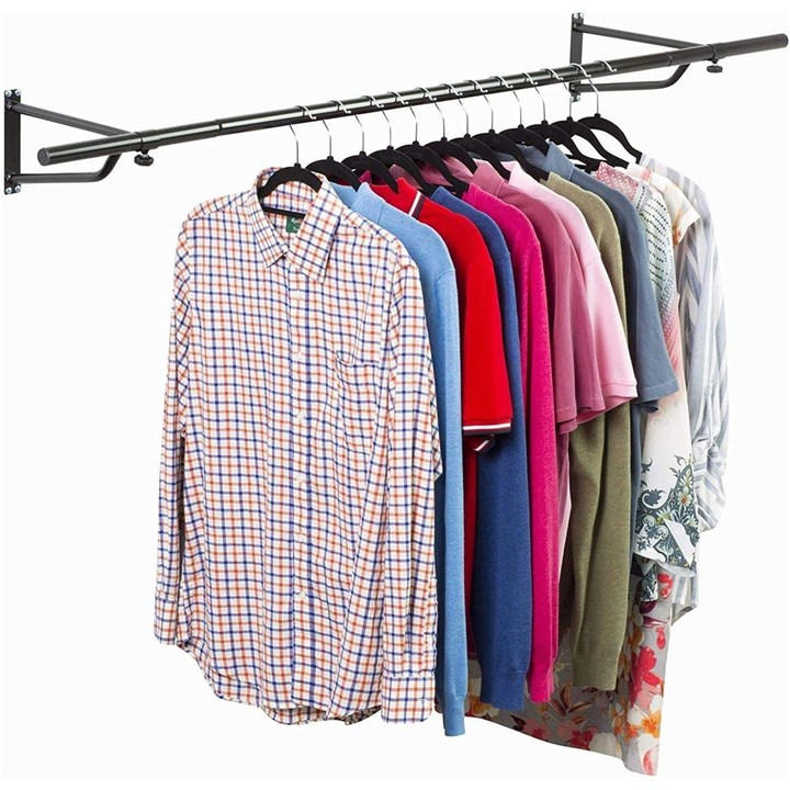 Studio Black 6Ft Garment Rail In