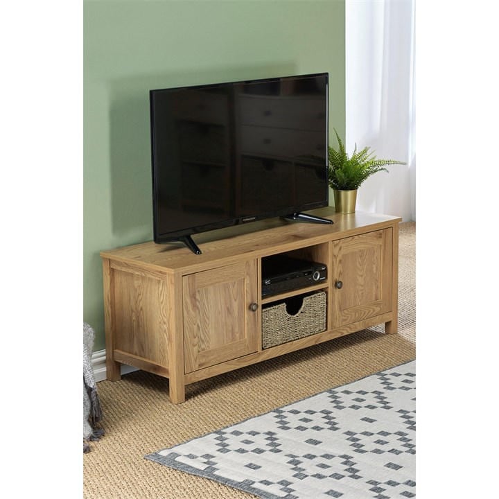 Homelife Devon TV Unit - Brown