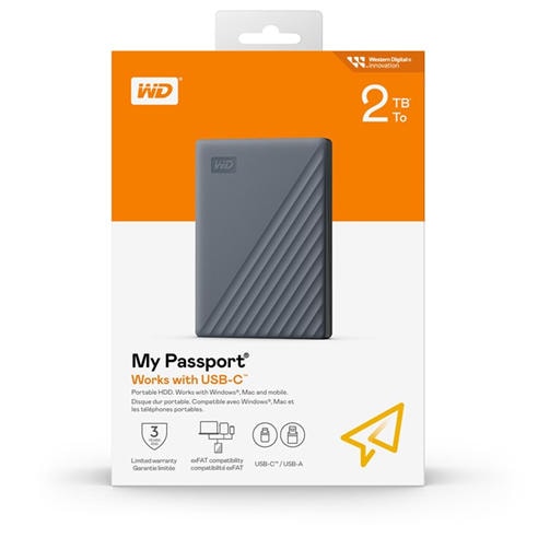 Western Digital - WD 2TB Elements Portable External Hard Drive