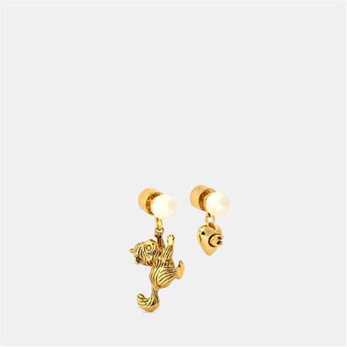 Coach - COACH CAT PEARL STUD EARRINGS