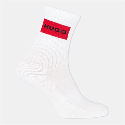 HUGO - 2 Pack Label Crew Socks