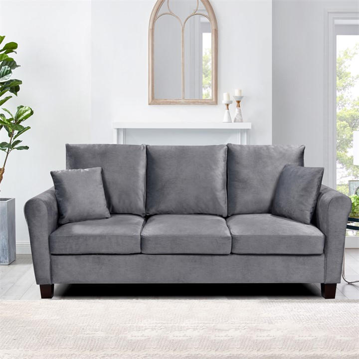 Comfy Living Plush Fabric Sofa Set Sofas House of Fraser