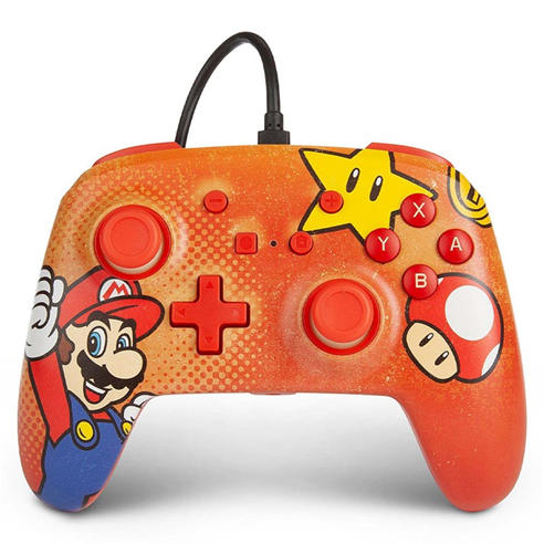 PowerA - Switch Enhanced Wired Controller – Mario Vintage