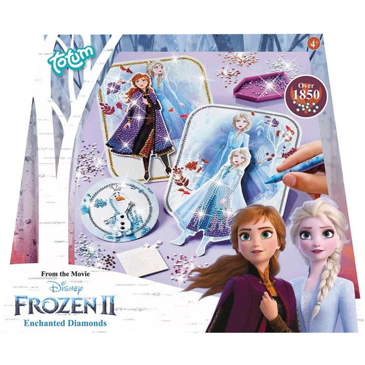 Totum Unisex Kids White Disney Frozen Diamond Painting Set