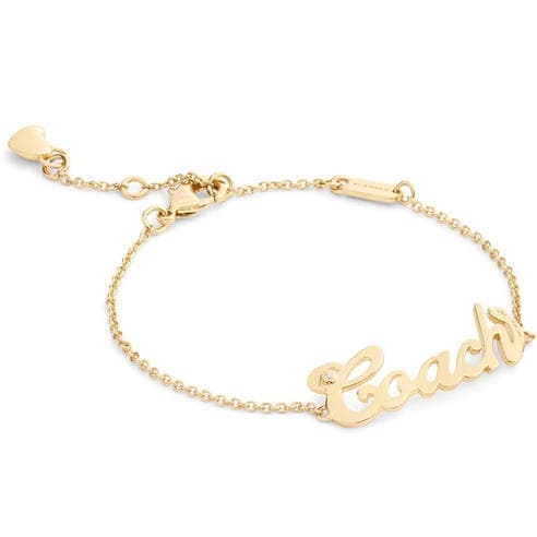 COACH - COACH SIGNATURE NAME PLATE BRACELET