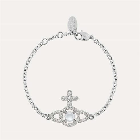VIVIENNE WESTWOOD - Women's OLYMPIA CZ BRACELET Chain Bracelet