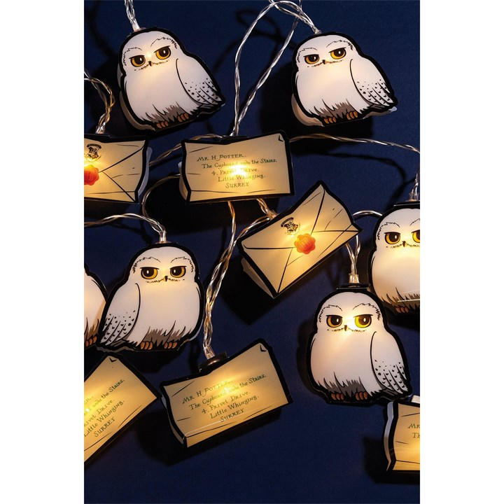 Harry Potter Unisex White Hedwig String Lights