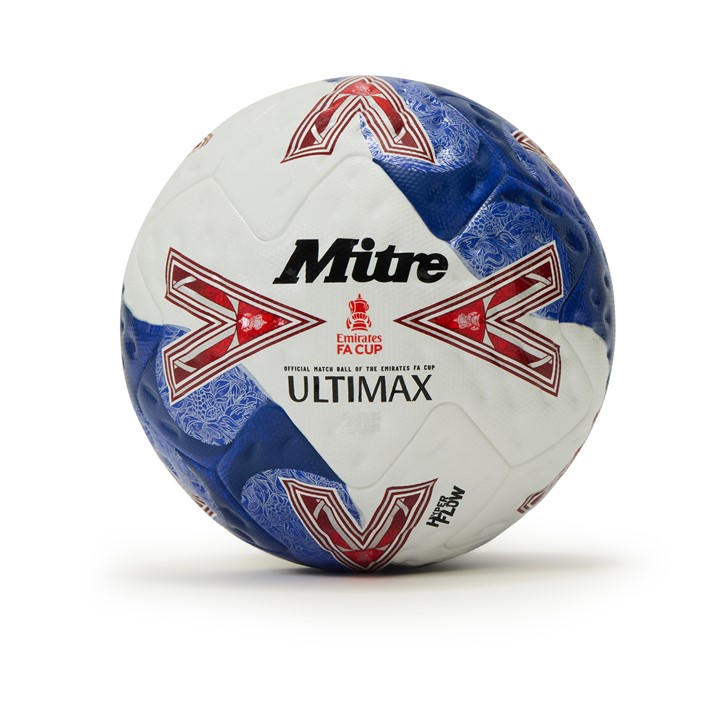 Mitre Unisex White Fa Cup 2025-26 Ultimax Pro Football
