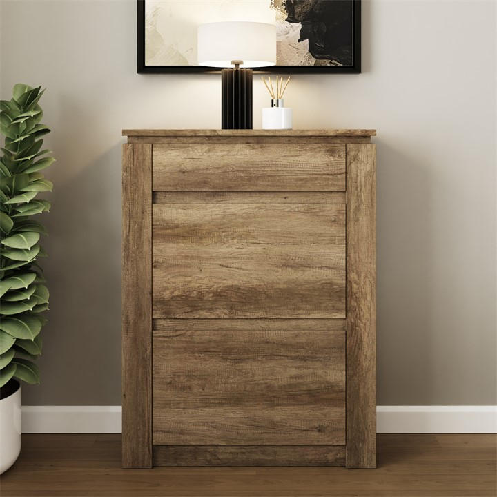 Gfw Brown Canyon Oak Shoe Cabinet -