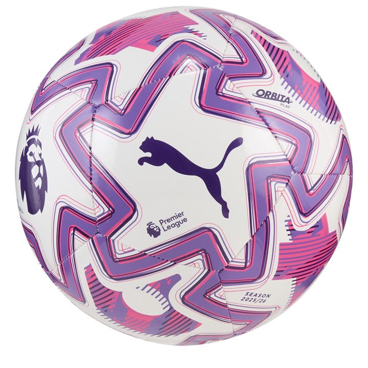 Puma Unisex White Orbita Play Premier League Football 25/26
