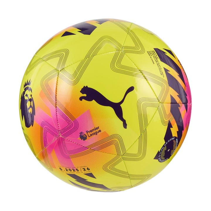Puma Unisex Yellow Orbita Play Premier League Football 25/26