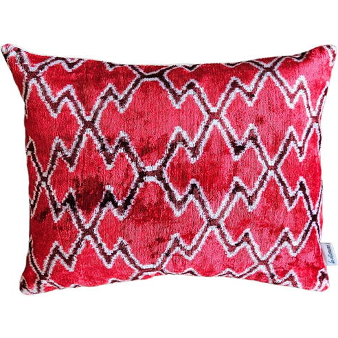 Les Ottomans - LesOttomans ZigZag Velvet 40x50cm Sofa Cushions