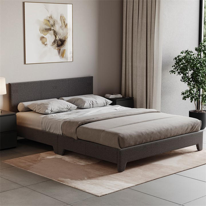 Lassic Unisex Grey Vida Designs Victoria King Size Bed