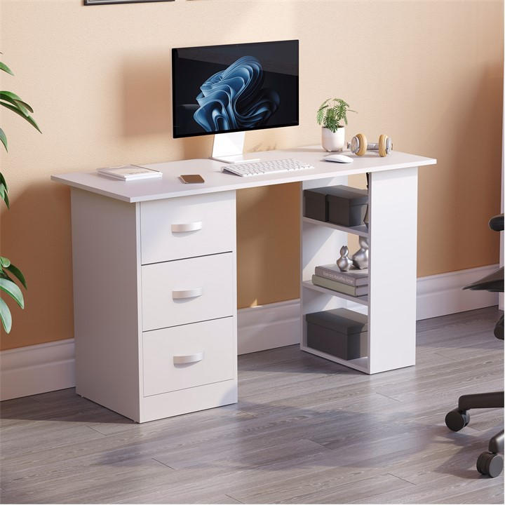 Lassic Unisex White Vida Designs Mason Computer Desk