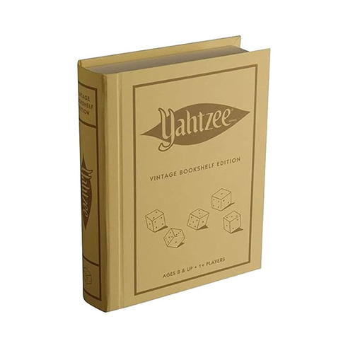Hasbro - Yahtzee Vintage Bookshelf Edition