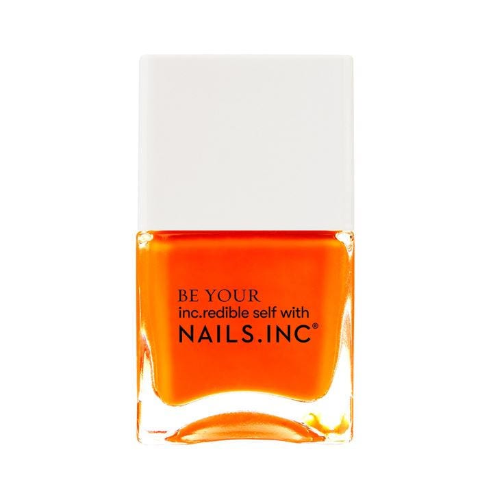 Nails Inc Women's Orange Neon Nail Polish 14Ml