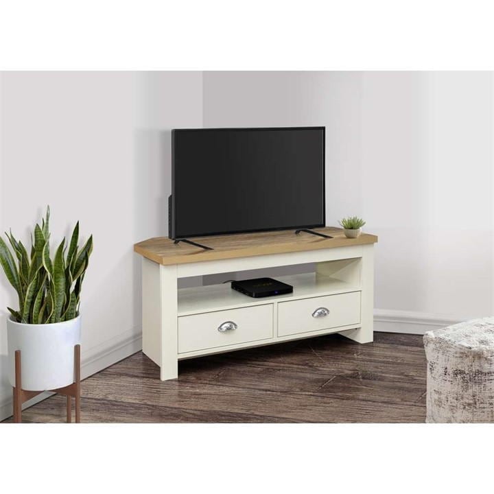 Birlea Highgate Corner TV Unit - Nude