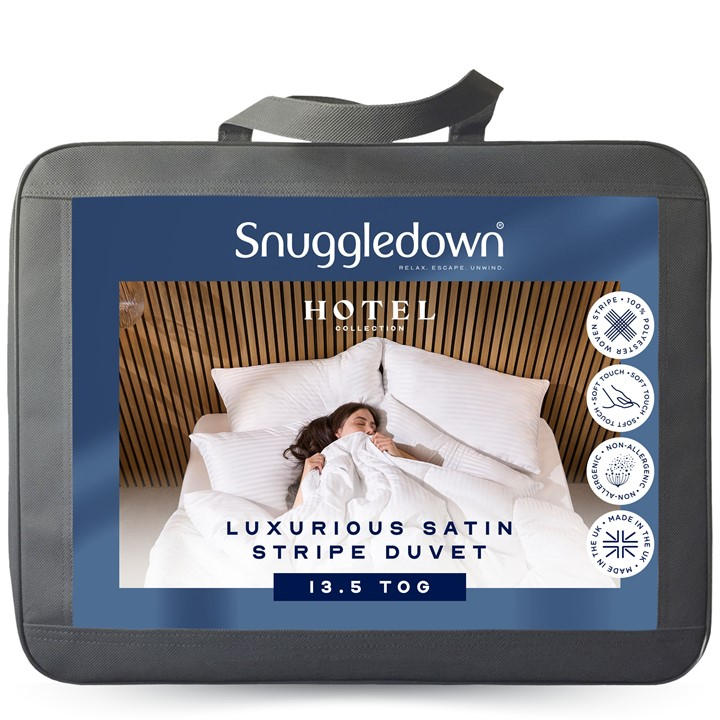 Snuggledown Unisex White Luxurious Hotel 13.5 Tog Duvet Superking