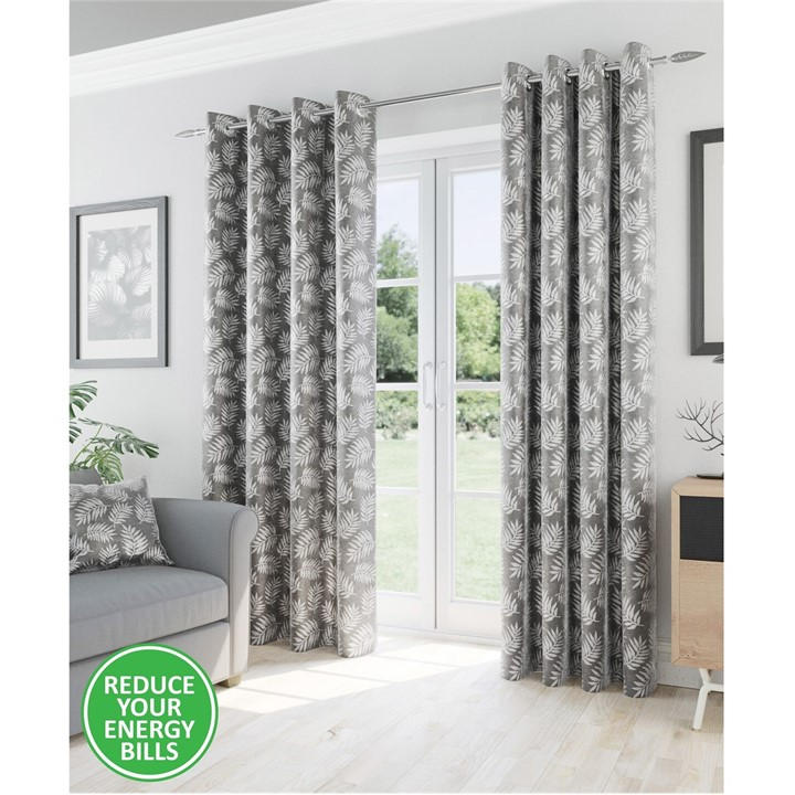 ENHANCED LIVING OAKLAND LEAF PATTERN, THERMAL, ROOM DARKENING PAIR