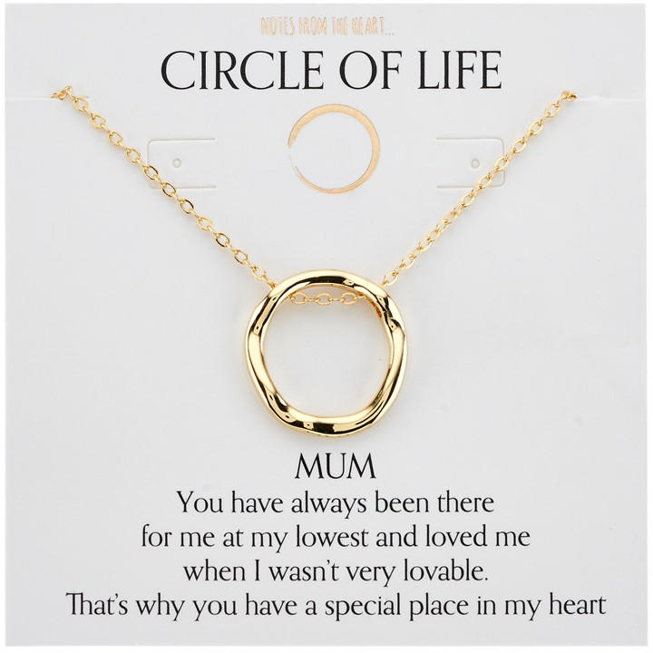 Notes From The Heart Unisex Gold Nfth Mum Circle Of Life