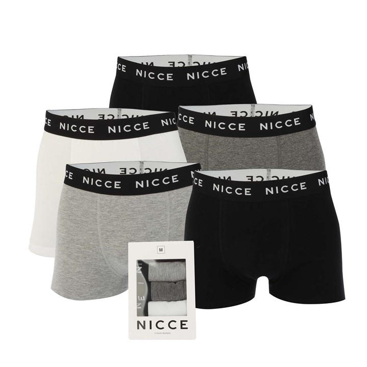 NICCE HAUNTON 5 PACK BOXER SHORTS