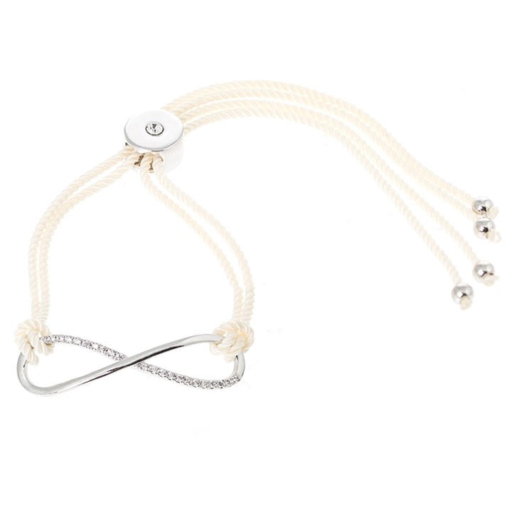 Espree Unisex Pink Fashion Cz Infinity Bracelet