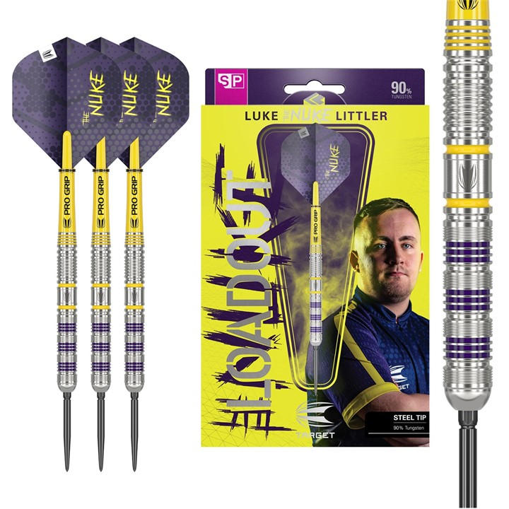 Target Darts Unisex Purple Luke Littler Loadout 23G Tungsten Darts