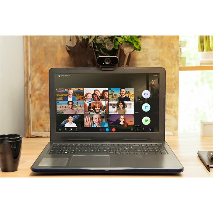 Black - Groov-e - 1080p Webcam Plug and Play with Privacy Cover