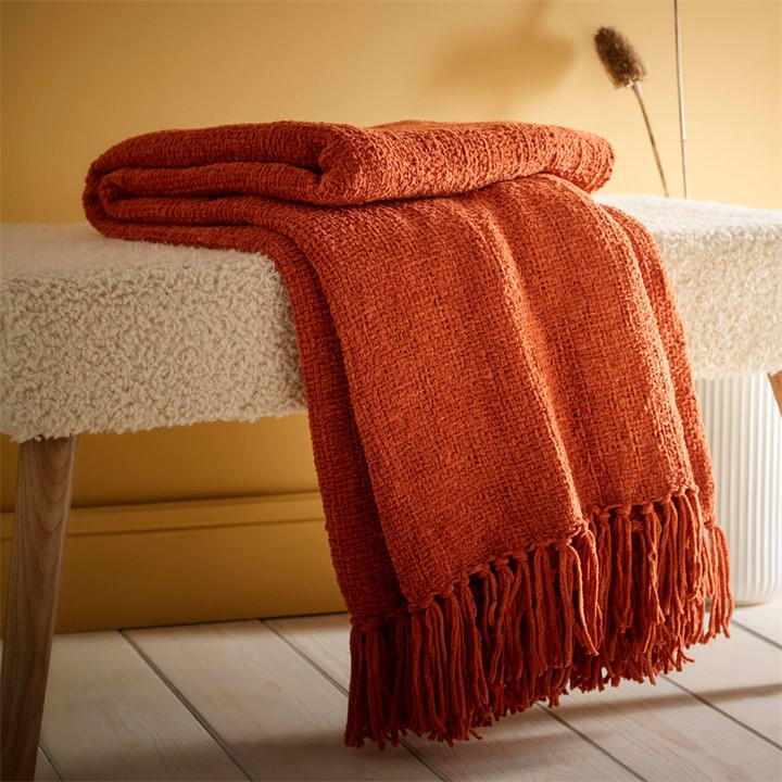 Appletree Loft Chenille Throw Textured Throw Throws House of Fraser