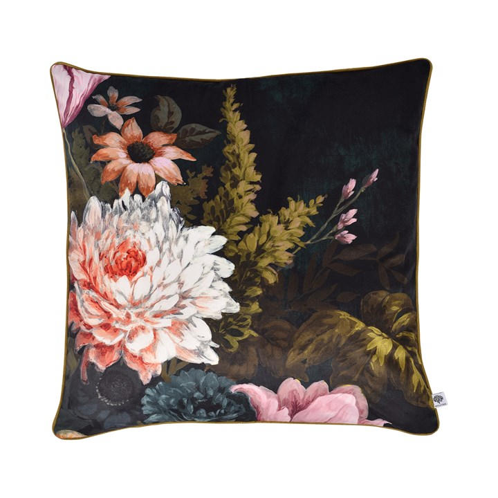Appletree Unisex Multi Kennington Velvet Filled Cushion Size 55 X 55Cm