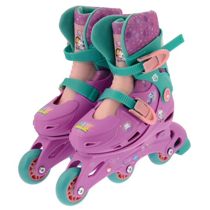 Gabbys Dollhouse Unisex Kids Purple Tri To Inline Skates